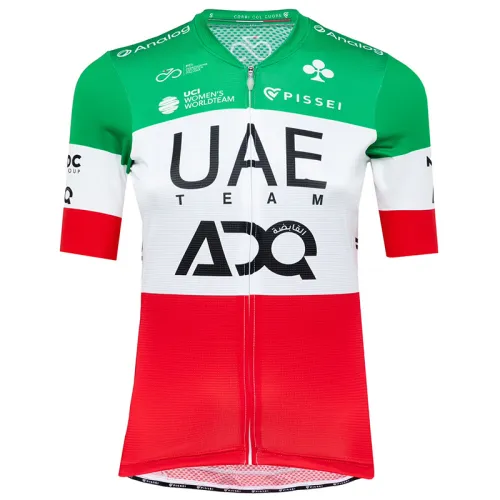 UAE TEAM EMIRATES ADQ  JERSEY ITALIAN CHAMPION 2025 MULTICOLORED