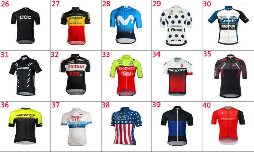 Classic Style Mens Team Cycling Short Sleeve Jerseys Cycling Jersey Bicycle top
