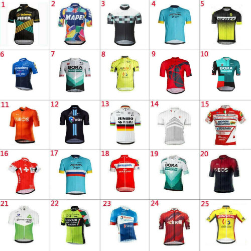Classic Style Mens Team Cycling Short Sleeve Jerseys Cycling Jersey Bicycle top