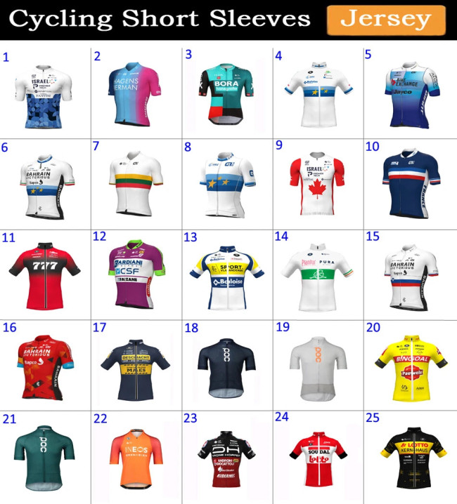 Team Cycling Short Sleeve Jerseys Mens Cycling Tops Bicycle Jersey Cycling Shirt