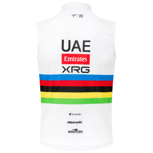 Pissei UAE TEAM EMIRATES - XRG Wind Vest World Champion 2026 white