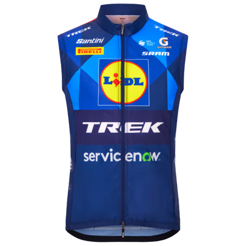Santini LIDL-TREK Wind Vest 2026 blue