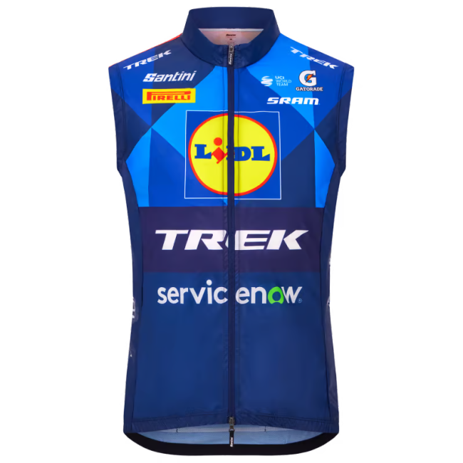 Santini LIDL-TREK Wind Vest 2026 blue
