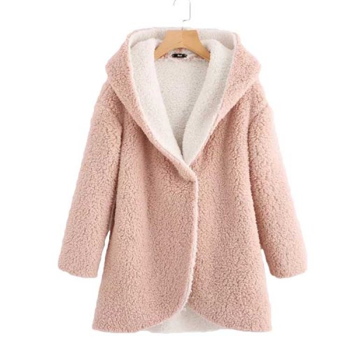 hoodie teddy bear coat