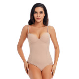 Bodysuit Women Shapewear Body Shaper With Cup Belly Sheath Waist Trainer Reductive Slimming Underwear