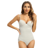 Bodysuit Women Shapewear Body Shaper With Cup Belly Sheath Waist Trainer Reductive Slimming Underwear