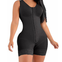 Tummy Bodyshaper open crotch Post Op bbl faja Full Body Columbian Shapewear Women Plus Size fajas-colombianas Butt lifter