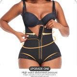 New design sculpt waist trainer silicone butt hook and zip waist trainer body shaper girdles for women elastic waist trainer