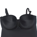 Corset dresses 2024 strapless shapewear women's  bodysuit ladies tummy control built-in black shapewear dress
