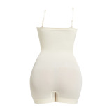 Detachable Shoulder Straps High Compression High Quality Fabric Abdominal Tightening Butt Enhancer Breathable Shapewear Bodysuit