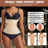 U-shaped Chest Support 10 Soft Steel Bone Design Removable Adjustable Waistband Mesh Fabric Lightweight Breathable Waist Cincher