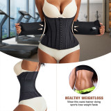 U-shaped Chest Support 10 Soft Steel Bone Design Removable Adjustable Waistband Mesh Fabric Lightweight Breathable Waist Cincher