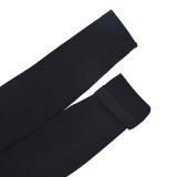 Elastic Breathable Fabric U-Shaped Neckline Crotch With Buckle Thin And Elastic Long Sleeves Butt Lift Thong Shapewear For Women