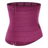 New Arrival 2 in 1 Nylon Latex Belly Belt for Women Lose Weight Custom Logo Band slimming  Bandage Tummy Wrap Waist Trainer Wrap