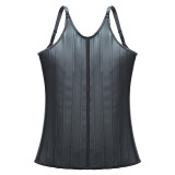 XXS-6XL Plus size Underbust Belt Fajas Reductoras Gaine Amincissante Corset 25 Steel Bone 100% Latex Waist Trainer Vest Women