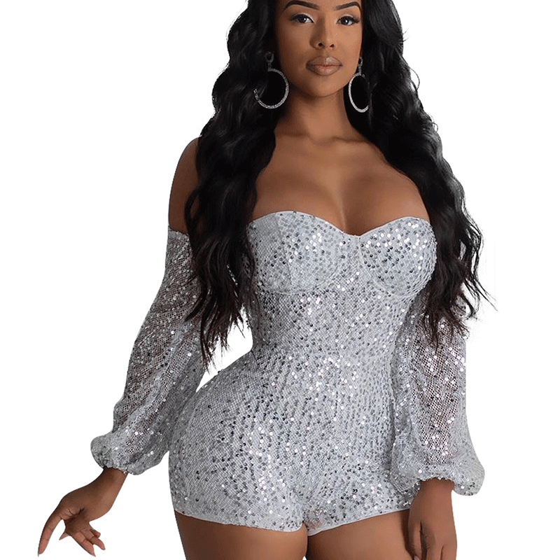 black bling jumpsuit
