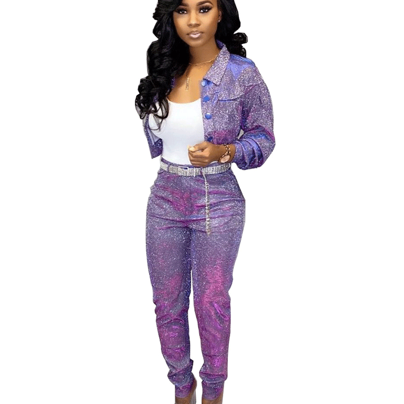 purple outfits for women