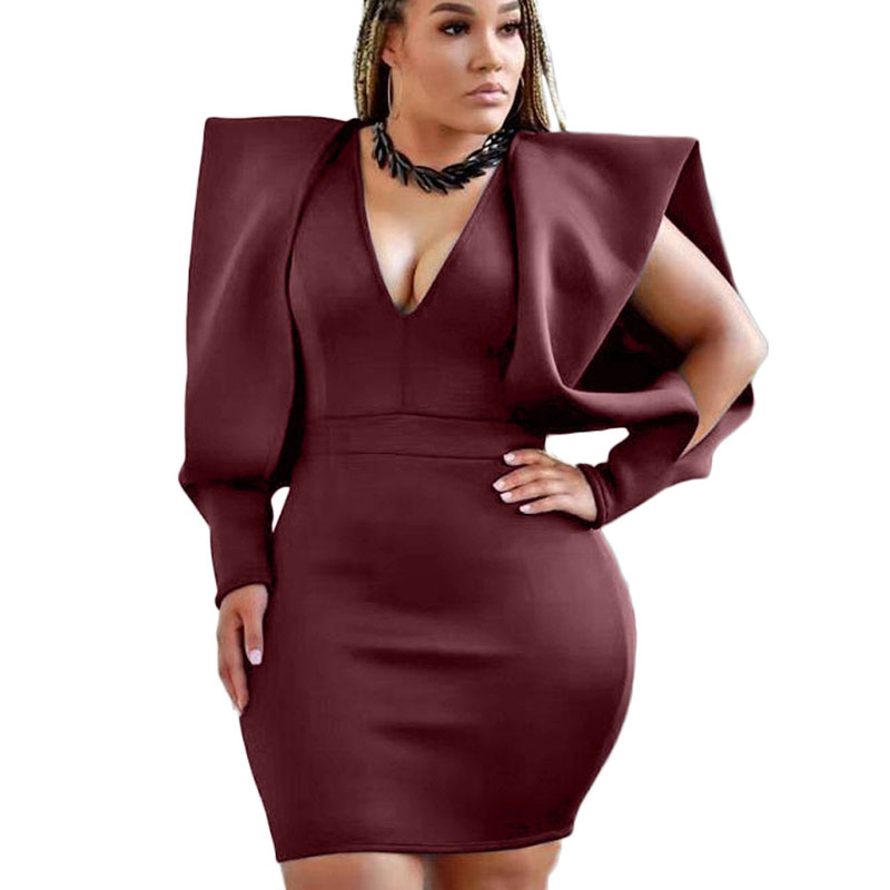 solid color wrap dress