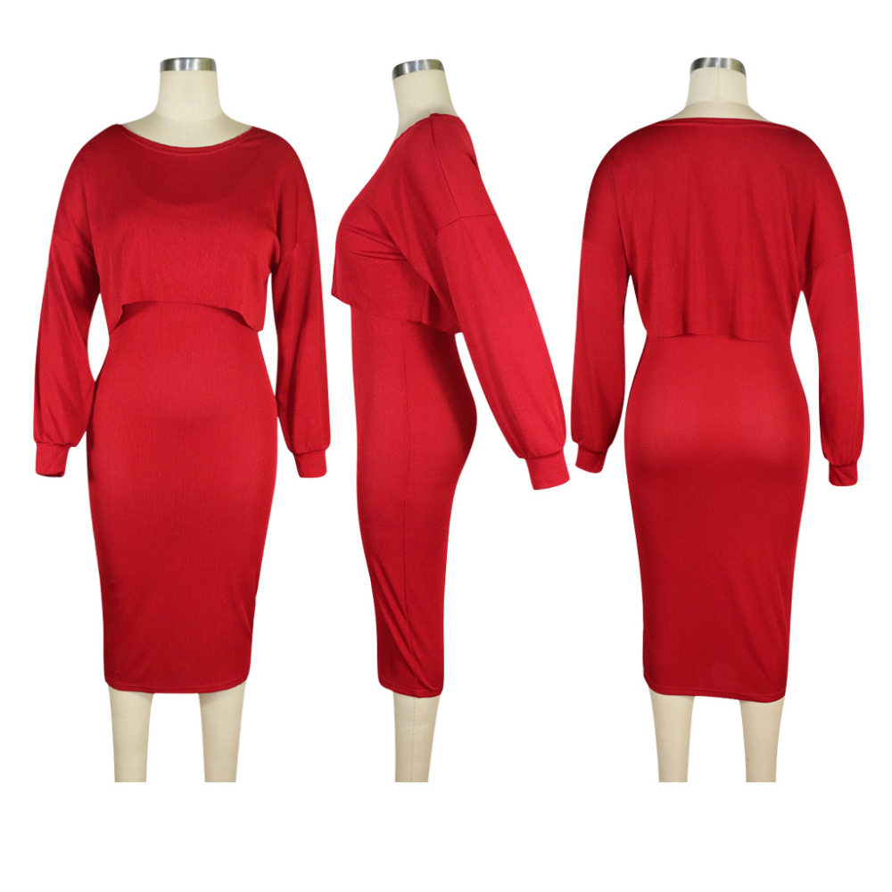 Us 9 1 Wine Red Leisure Solid Sets Sleeveless Bodycon Dress