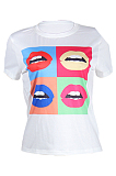 Mouth Graphic Shirt Utility T-shirt FH902