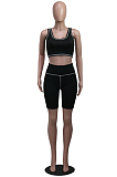 Casual sport bicycle shorts without cuffs a two-piece yoga suitSY8686