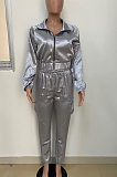 Autumn Bodycon Clothes Pure Color Hot Sale Women Sets LD8793