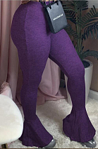 Sexy Casual Stretch Tight Little Flared Trousers QZ5013