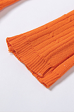 Casual Simplee Basics Crochet Pure Color High Waist Pants