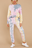 Casual Sexy New tie-dye printed suit