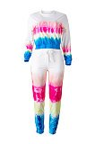 Casual Sexy New tie-dye printed suit