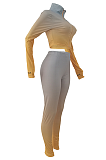 Casual Modest Simplee Long Sleeve High Neck Pants Sets ALS211