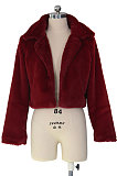 WHOLESALE | Artificial Fur Loose Cardigan Short Jacket Villi  Coat ZS0154