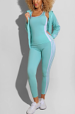 Casual Sporty Simplee Long Sleeve Long Pants Sets WY7100