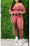 Casual Sporty Simplee Long Sleeve Long Pants Sets WY7100