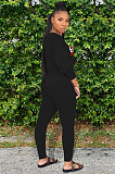 Fashion Black Print Long Sleeve Pants Sets BBN107