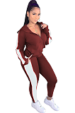 Fall in Love New Arriving Joint Design Long Sleeve Pant Sets SM9112