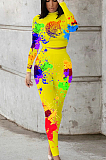 Casual and lovely tie-dye suit HY5185