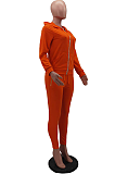 Casual Sporty Simplee Long Sleeve Hoodie Sweat Pants Sets HHM6345