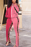 Casual Sporty Simplee Leopard Long Sleeve Pants Sets LSN776
