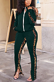 Casual Sporty Simplee Leopard Long Sleeve Long Pants Sets LSN774