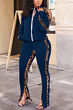 Casual Sporty Simplee Leopard Long Sleeve Long Pants Sets LSN774