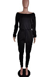 Women's Clothing Pure Color Fashion Outdoor Casual Jumpsuit  AWL5817