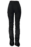 Casual Tight Carry Buttock Ruffle Sweat Pants YR8028