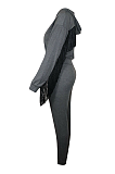 Casual Sporty Simplee Long Sleeve Tassel Hem Hoodie Long Pants Sets QQM4134