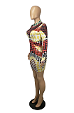 Modest Sexy Polka Dot Long Sleeve Mini Dress SH7222