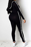 Pure Color Hooded Sexy Fashion Casual Jumpsuit AWL5819