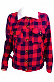 Fashion Casual Sexy Plaid Cotton-Padded Jacket Cotton Coat YMT6188