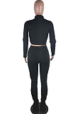 Casual Fluffing Long Sleeve Round Neck Long Pants Sets BLE2180