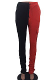 Color Matching Pocket Fashion Joker Pants OH3882-1