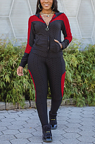 Casual Sporty Long Sleeve Hoodie Tailored Pants Sets LYY9278